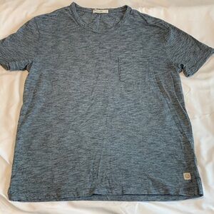 Marine Layer Men’s Blue Heather Pocket Tee